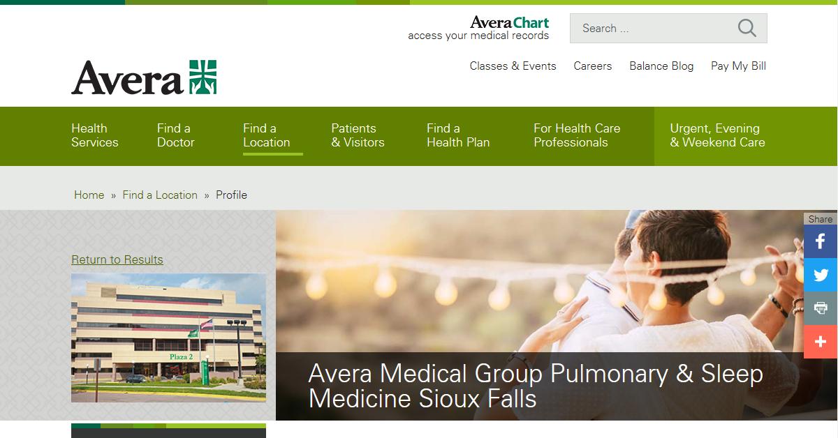 Avera Medical Group Pulmonary & Sleep Medicine