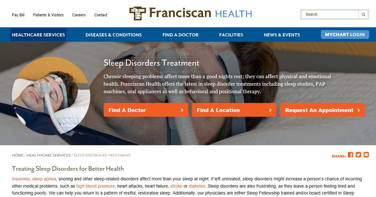 Franciscan Health Sleep Center Carmel