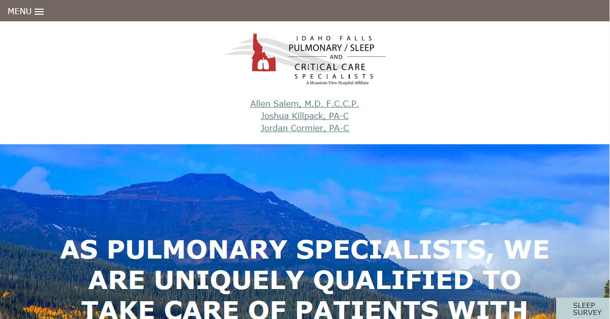 Idaho Falls Pulmonary, Sleep & Critical Care Specialists