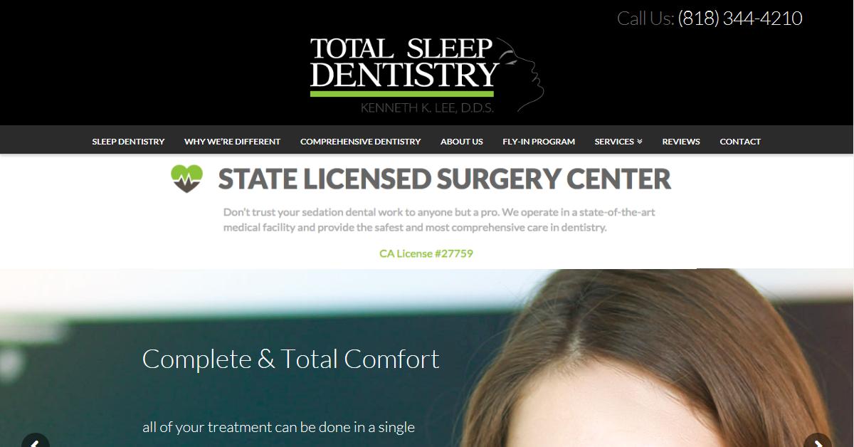 Total Sleep Dentistry – Dr. Kenneth K Lee