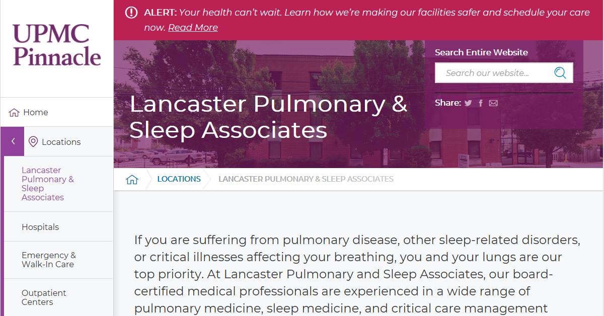 Lancaster Pulmonary and Sleep Associates