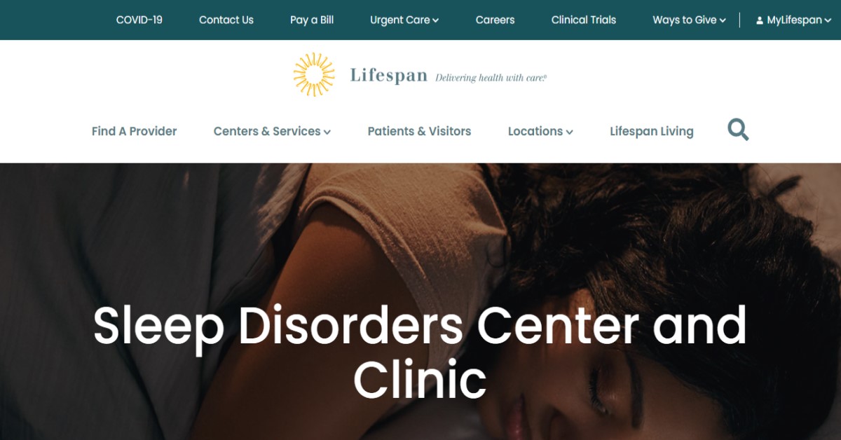 Lifespan Sleep Disorders Center Scofa Find Sleep Medicine Professionals And Services