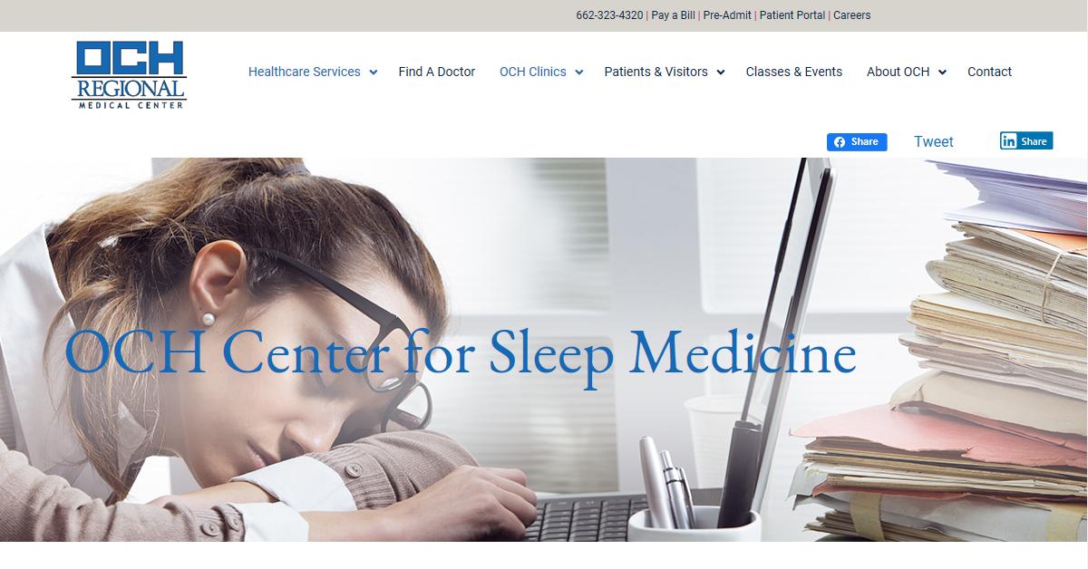 O C H Center For Sleep Medicine