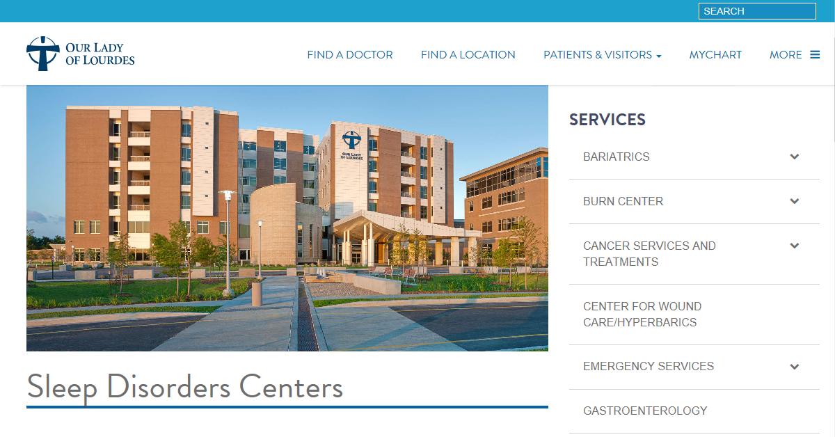 Our Lady of Lourdes Sleep Disorders Center – Lafayette Clinic
