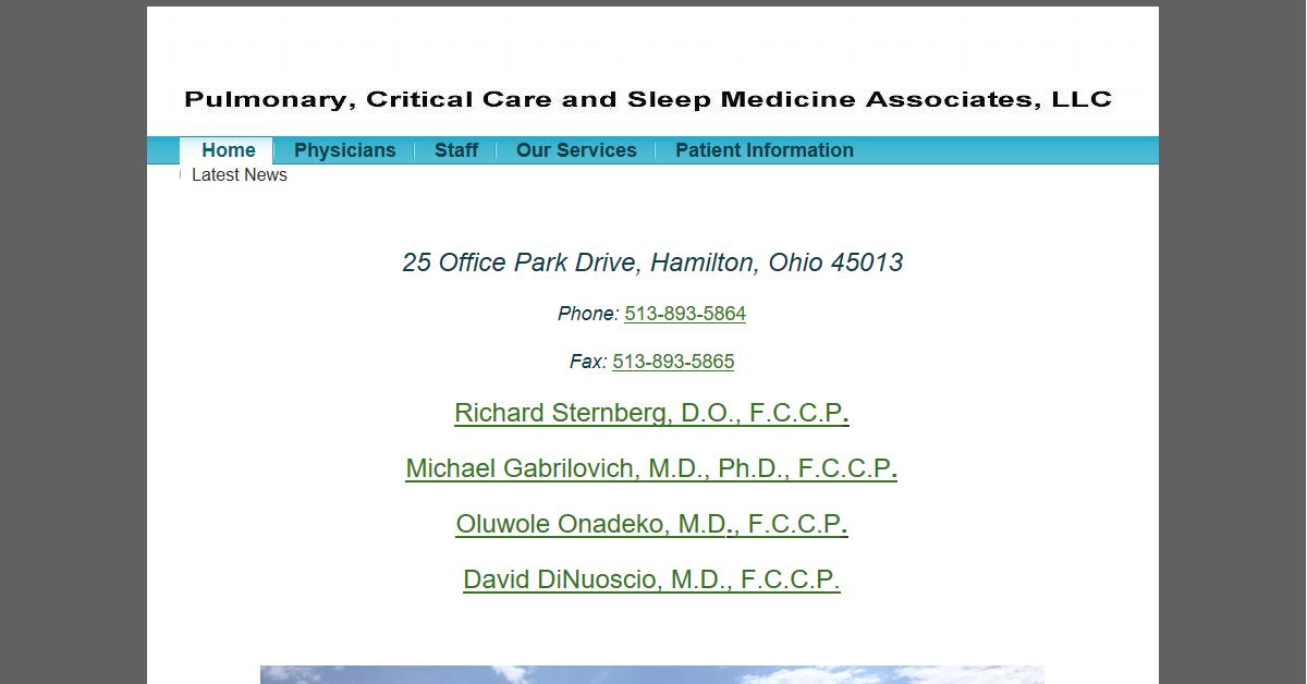 Pulmonary, Critical Care & Sleep Medicine Associates, LLC