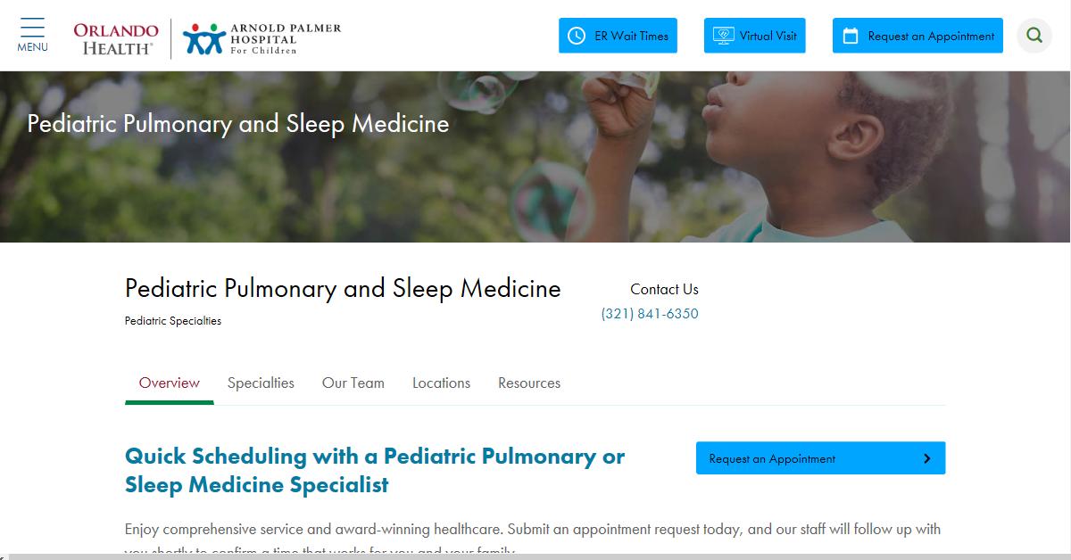 Arnold Pediatric, Pulmonary and Sleep Medicine