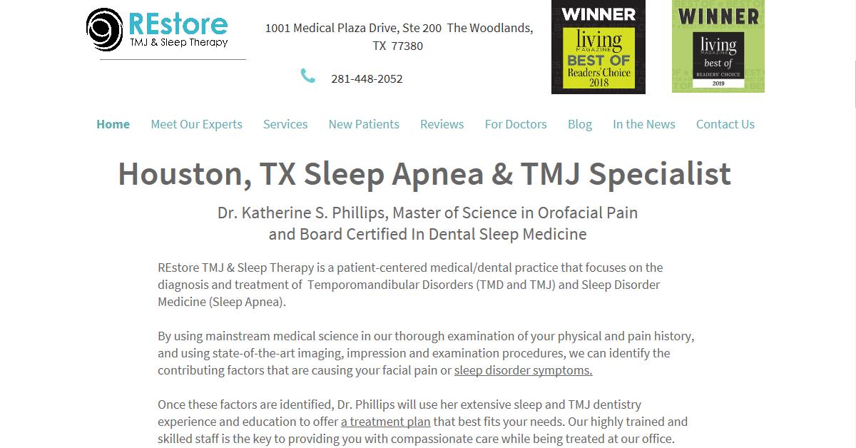 REstore TMJ & Sleep Therapy