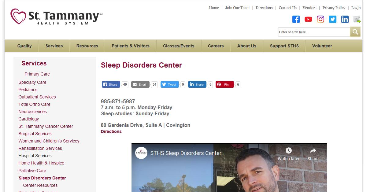 STPH Sleep Disorders Center