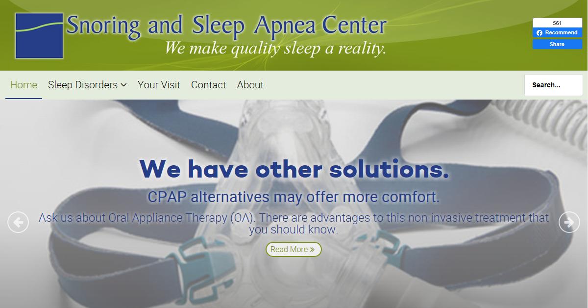 Snoring and Sleep Apnea Center, P.A.