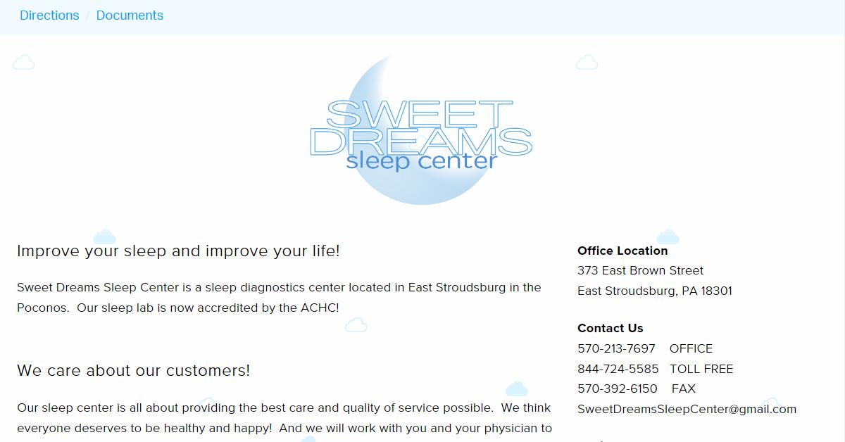 Sweet Dreams Sleep Center