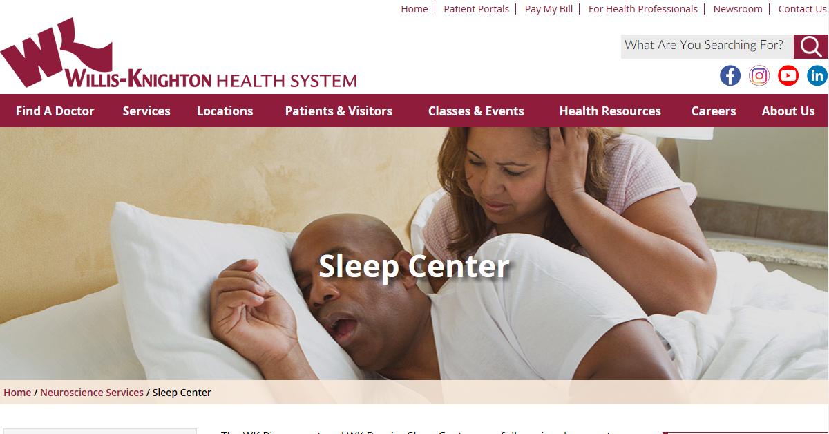 Willis-Knighton Sleep Disorder Center