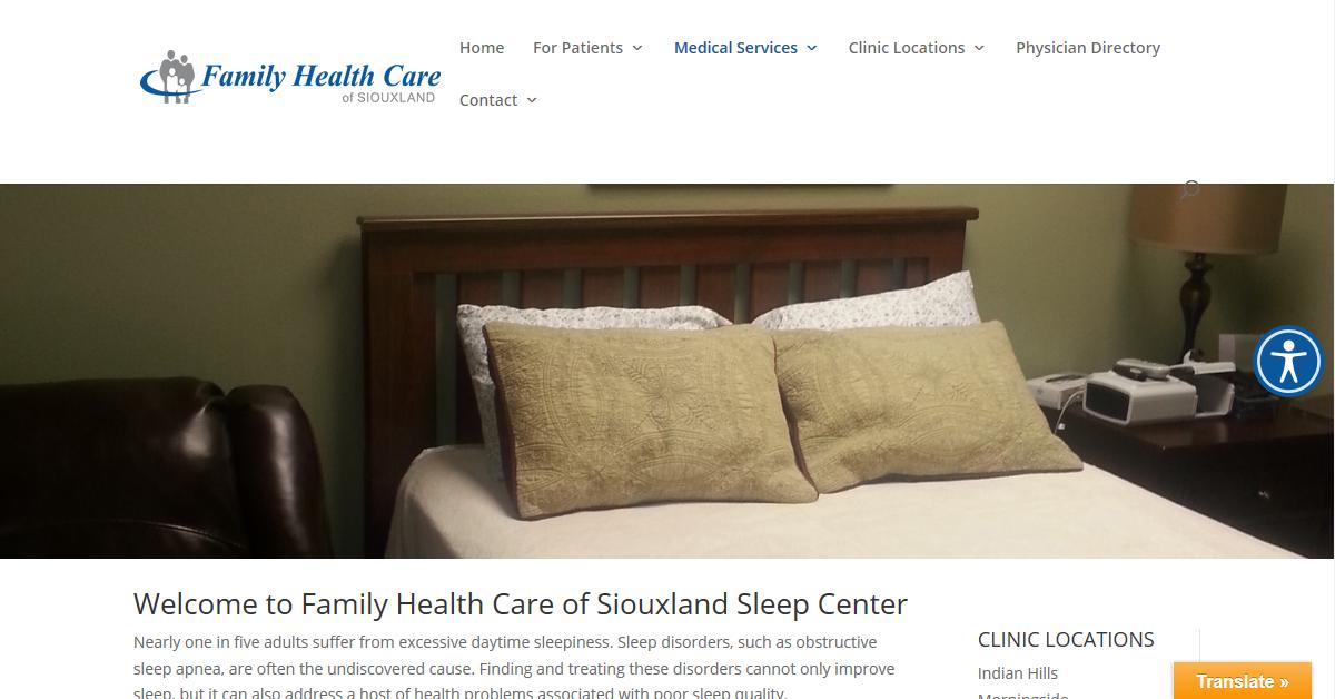 Family Health Care Siouxland Sleep Center