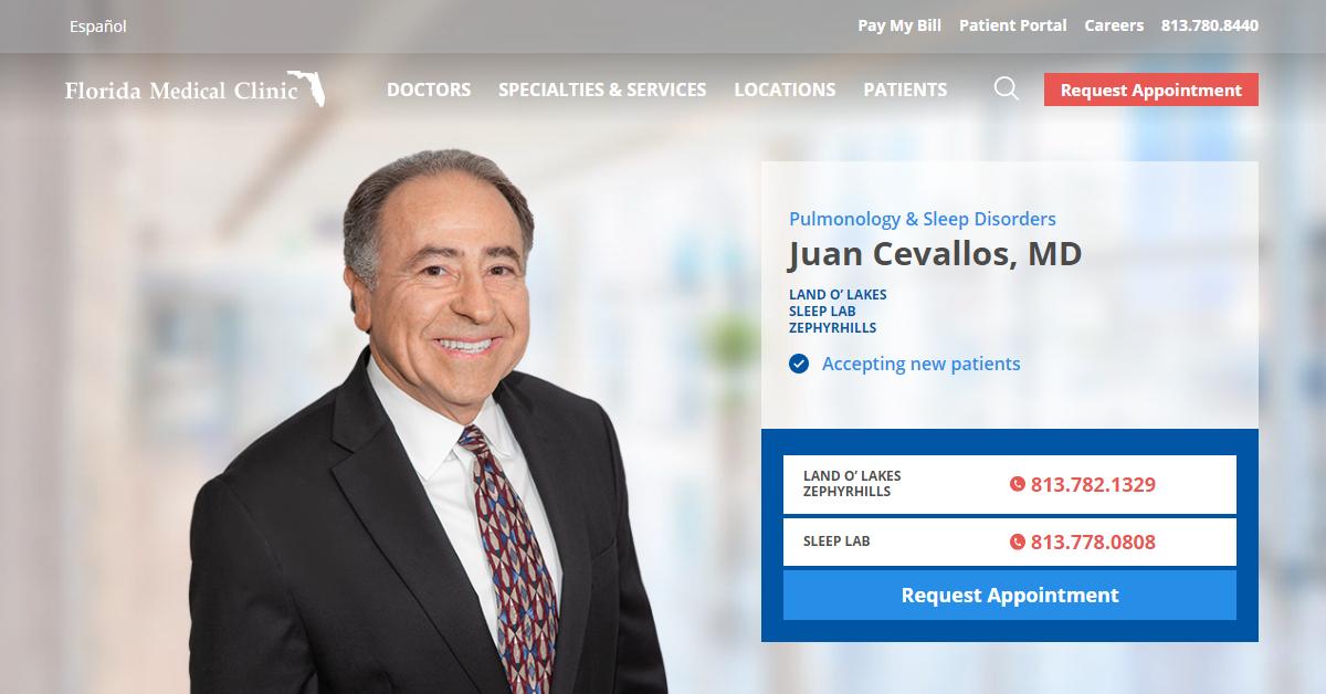Florida Medical Sleep Lab – Dr. Juan Cevallos, MD