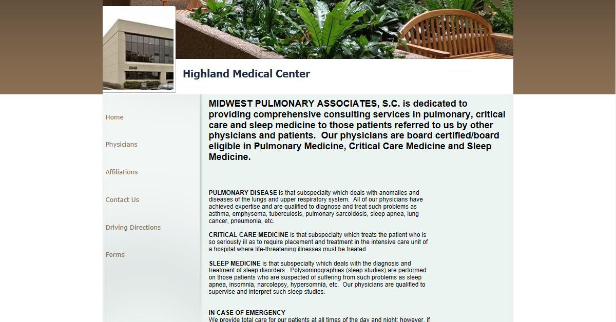 Midwest Pulmonary Associates – Dr. Carl Barsanti