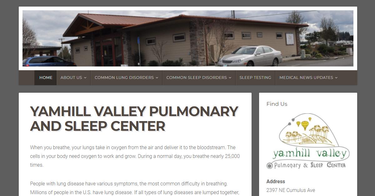 Yamhill Valley Pulmonary Sleep Center