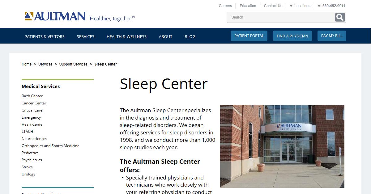 Aultman Sleep Center