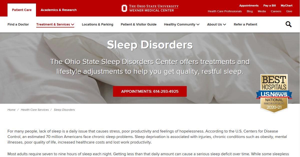 Ohio State Sleep Disorders Center