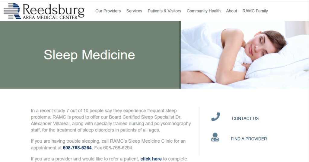 RAMC's Sleep Medicine Clinic - SCOFA - Find Sleep Medicine Professionals &  Services