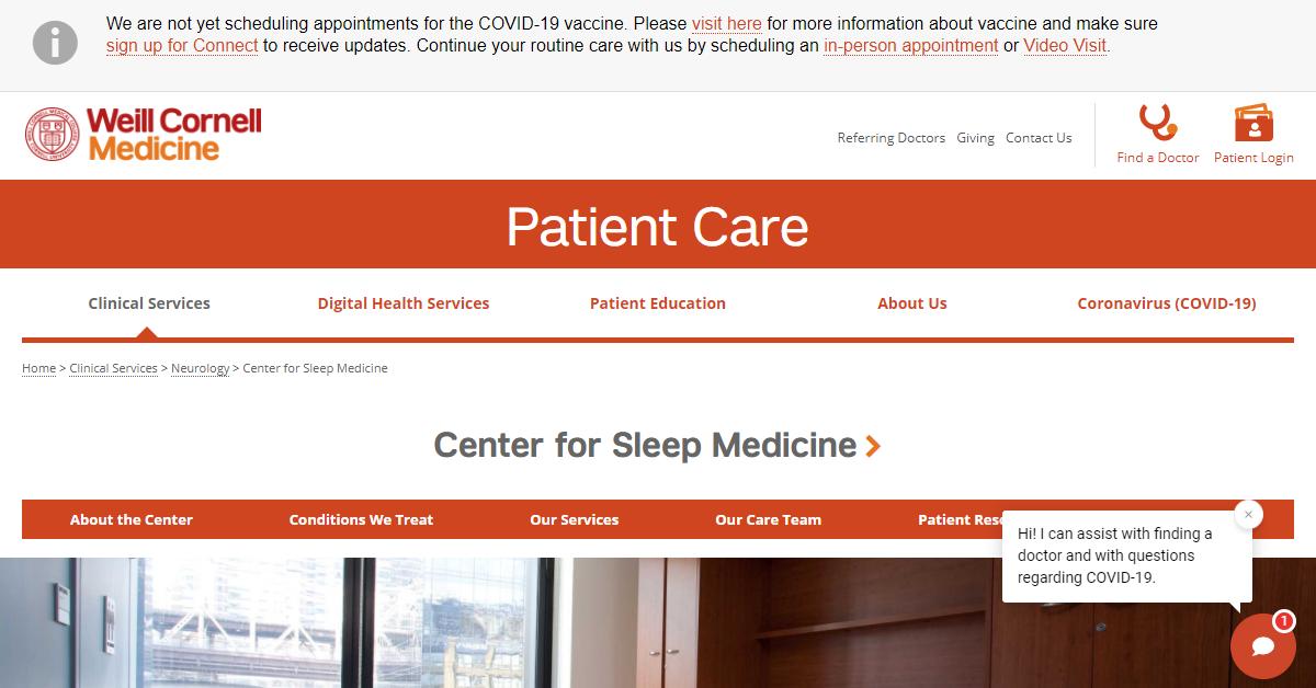 Cornell Medical College Sleep Center