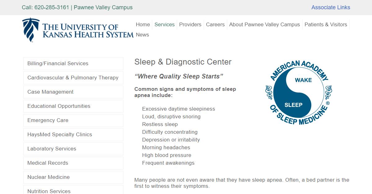Pawnee Valley Community Hospital Sleep and Diagnostic Center