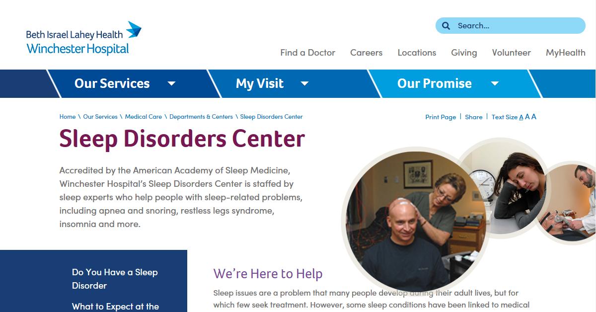 Winchester Hospital Sleep Disorder Center