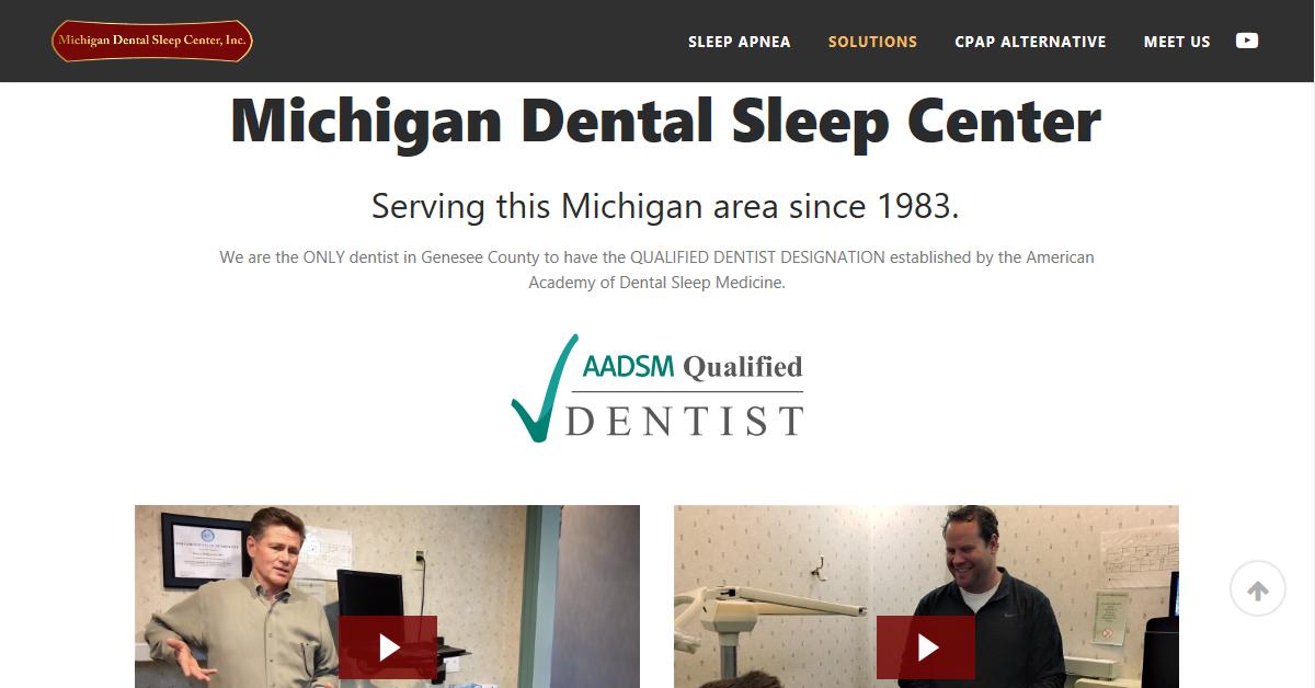 Michigan Dental Sleep Center – Chad Witkow