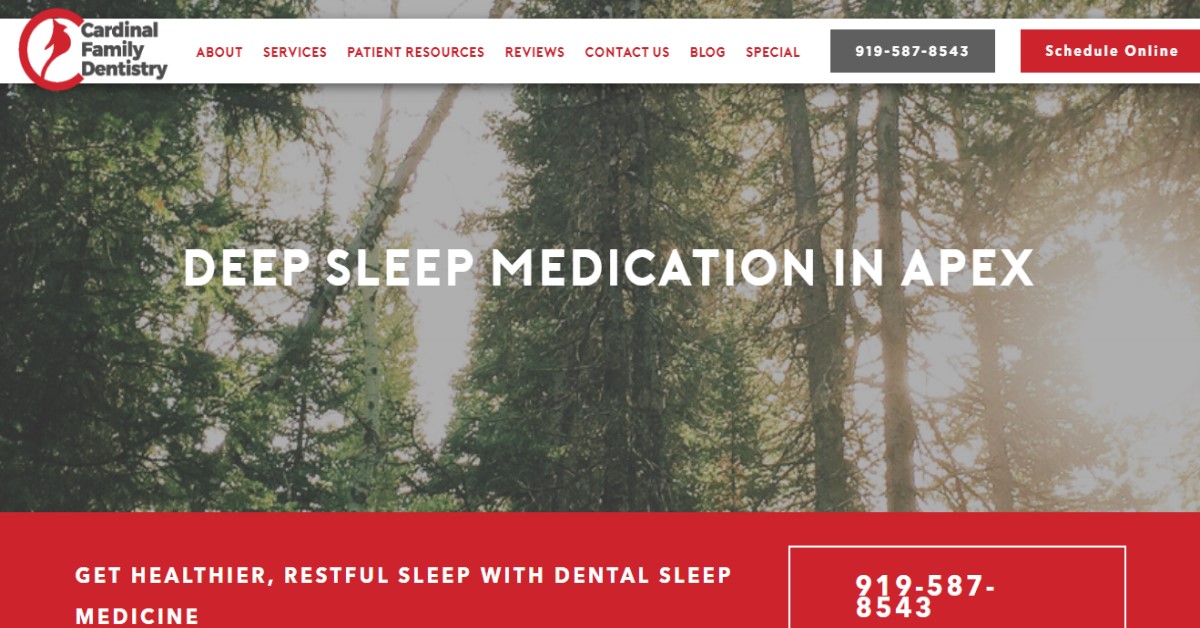 Cardinal Family Dentistry Dr. Sarah Barker SCOFA Find Sleep