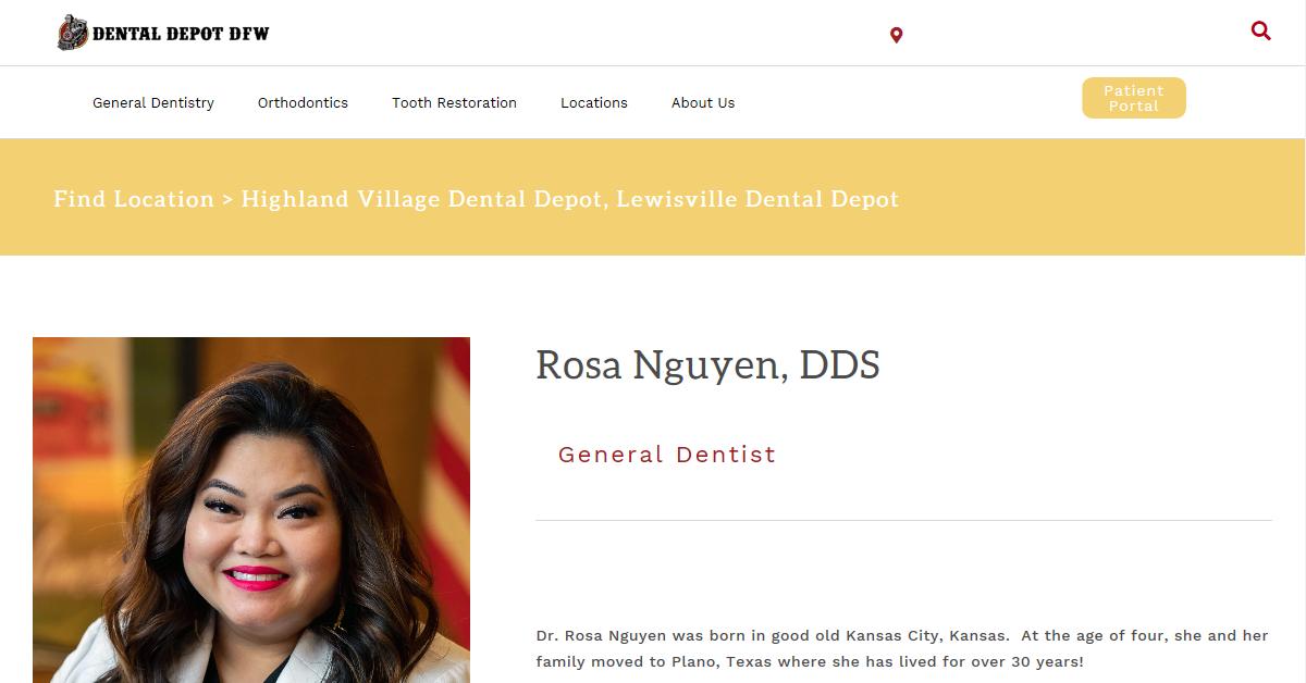 Dental Depot – Rosa Nguyen