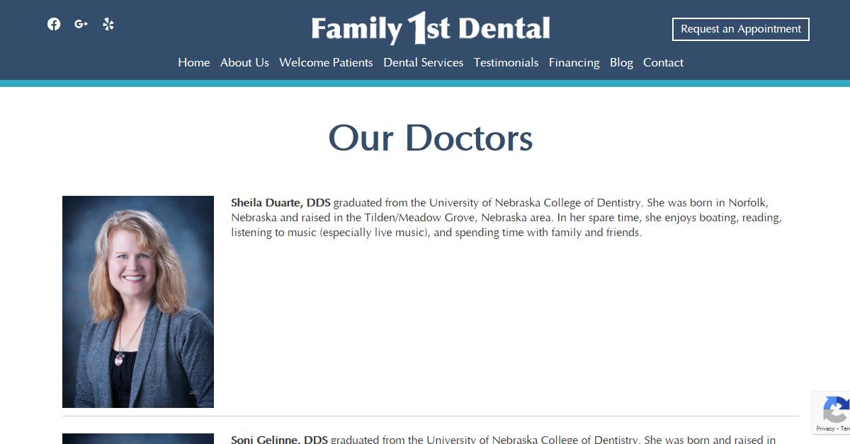 Family First Dental – Dr. Sheila Duarte, DDS