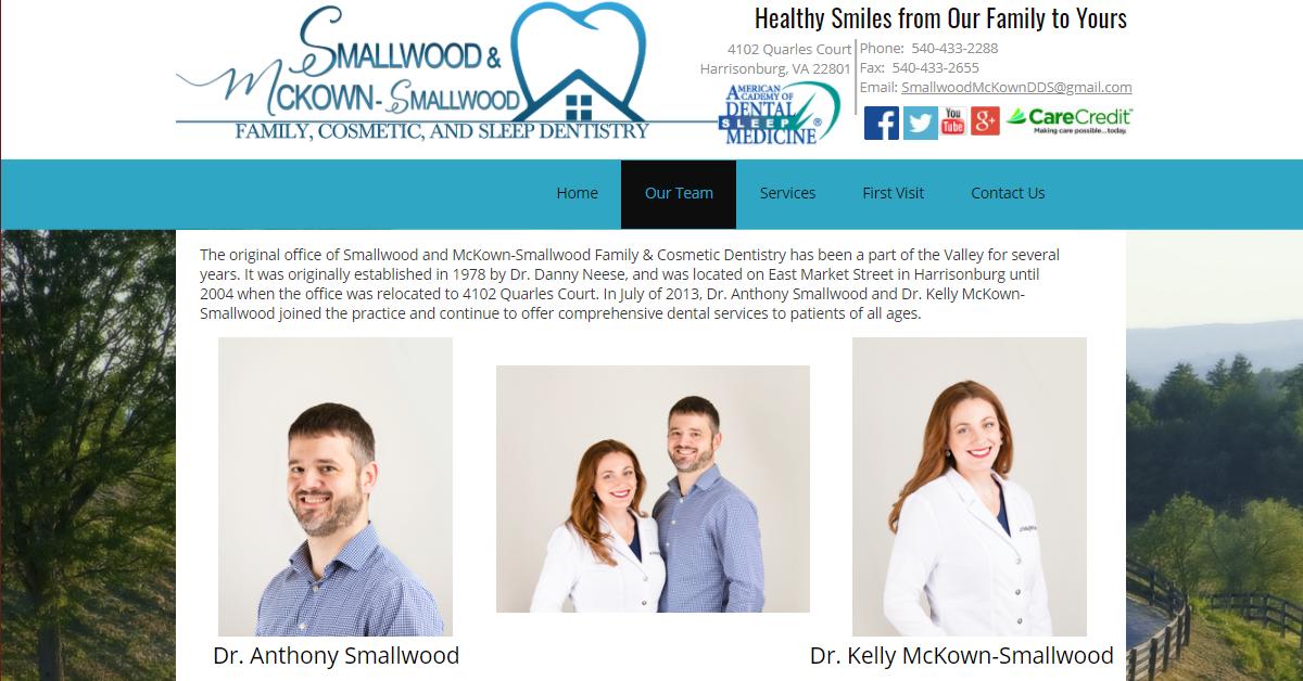 Smallwood & Mckown Dentistry  – Dr. Kelly McKown-Smallwood