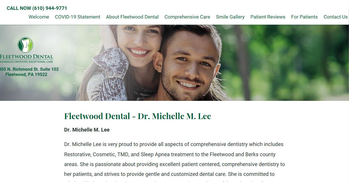 Fleetwood Dental – Dr. Michelle M. Lee