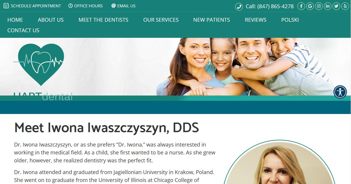 Hart Dental – Dr. Iwona Iwaszczyszyn
