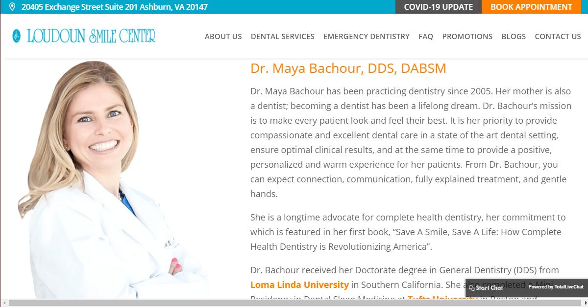 Loudoun Smile Center – Dr. Maya Bachour