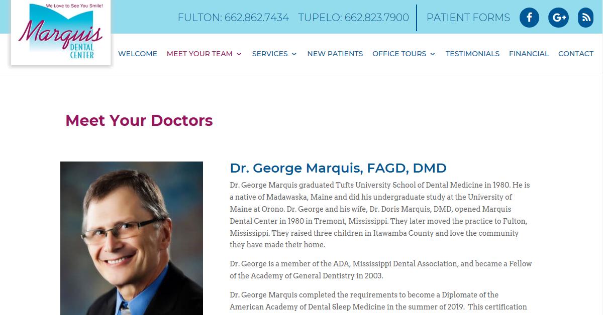 Marquis Dental Center – Dr. George Marquis