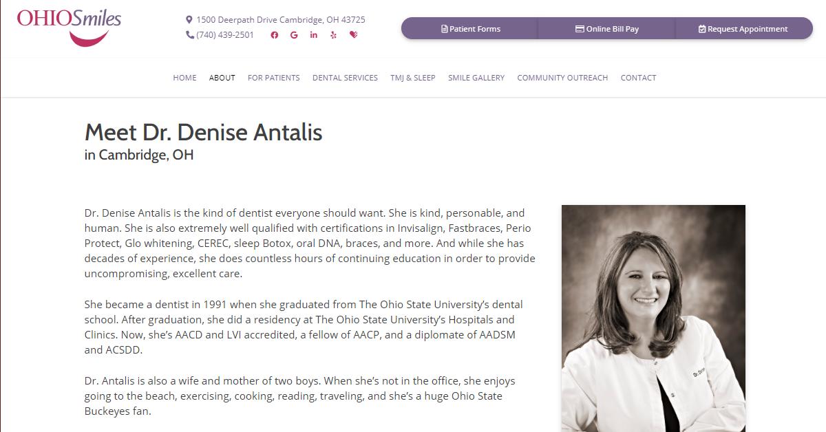 Ohio Smiles – Dr. Denise Antalis