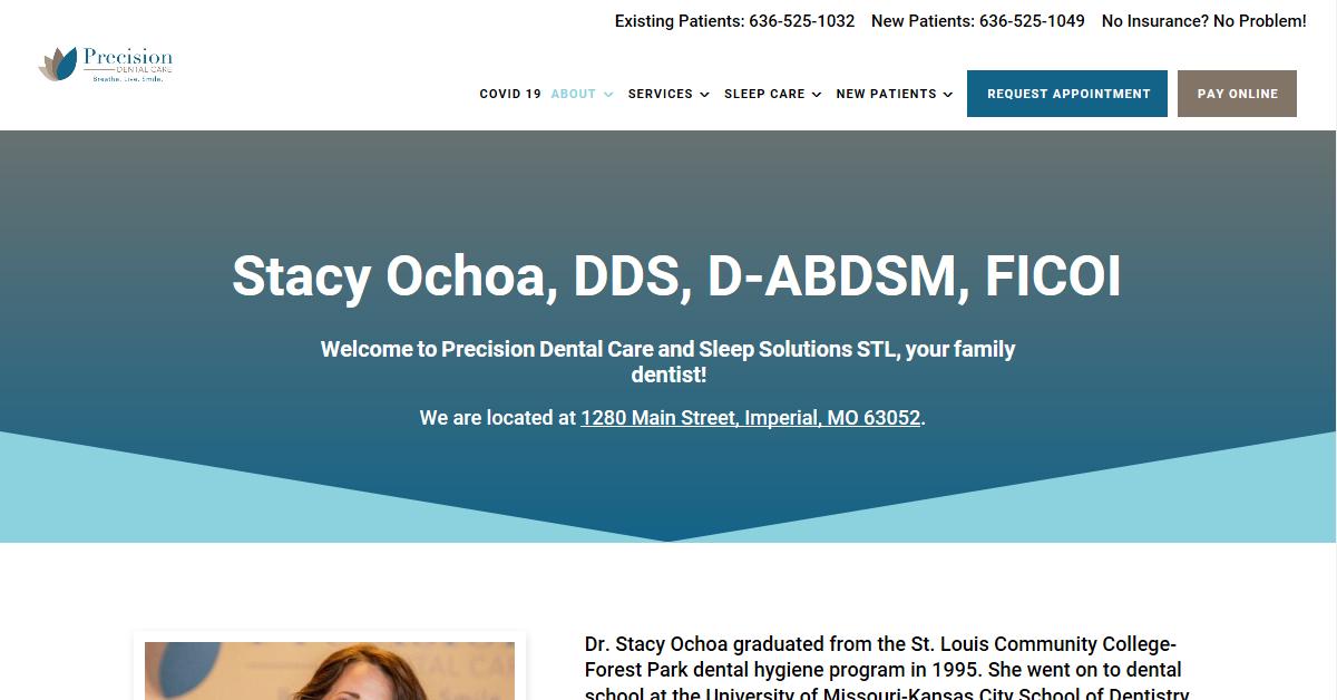 Precision Dental Care and Sleep Solutions – Dr. Stacy Ochoa, DDS