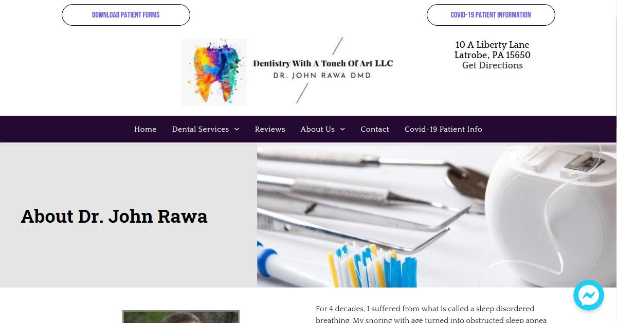 Dentistry With A Touch of Art – Dr. John Rawa Jr.