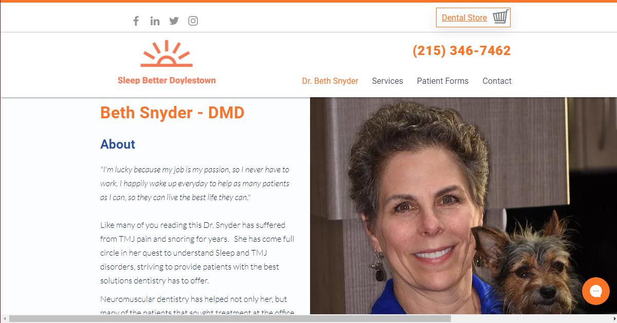 Sleep Better Doylestown – Dr. Beth Snyder