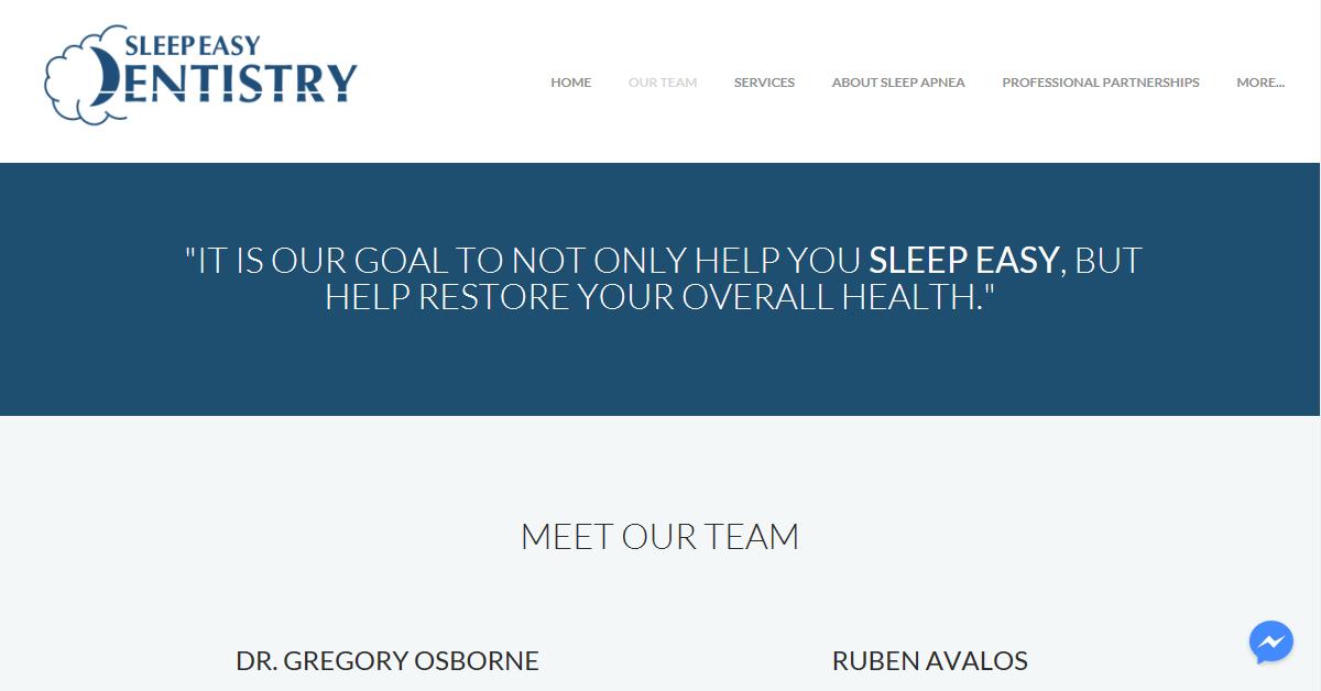 Sleep Easy Dentistry  – Gregory Osborne