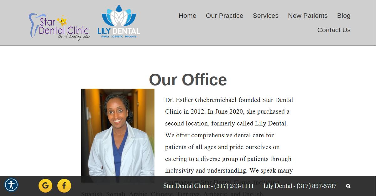 Star Dental Clinic – Esther Ghebremichael
