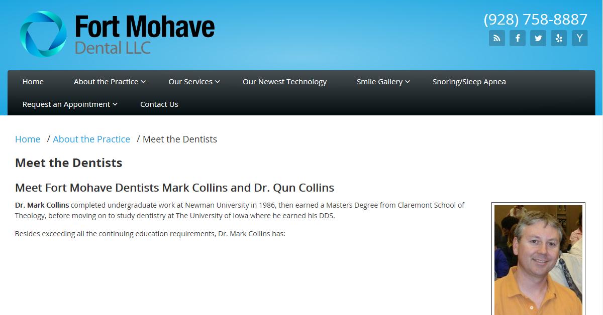 Fort Mohave Dental LLC – Mark Collins