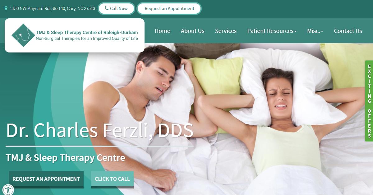 TMJ & Sleep Therapy Centre – Dr. Charles Ferzli