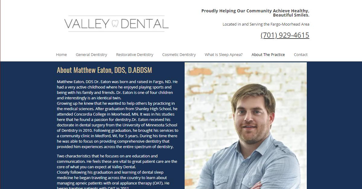 Valley Dental – Dr. Matthew Eaton
