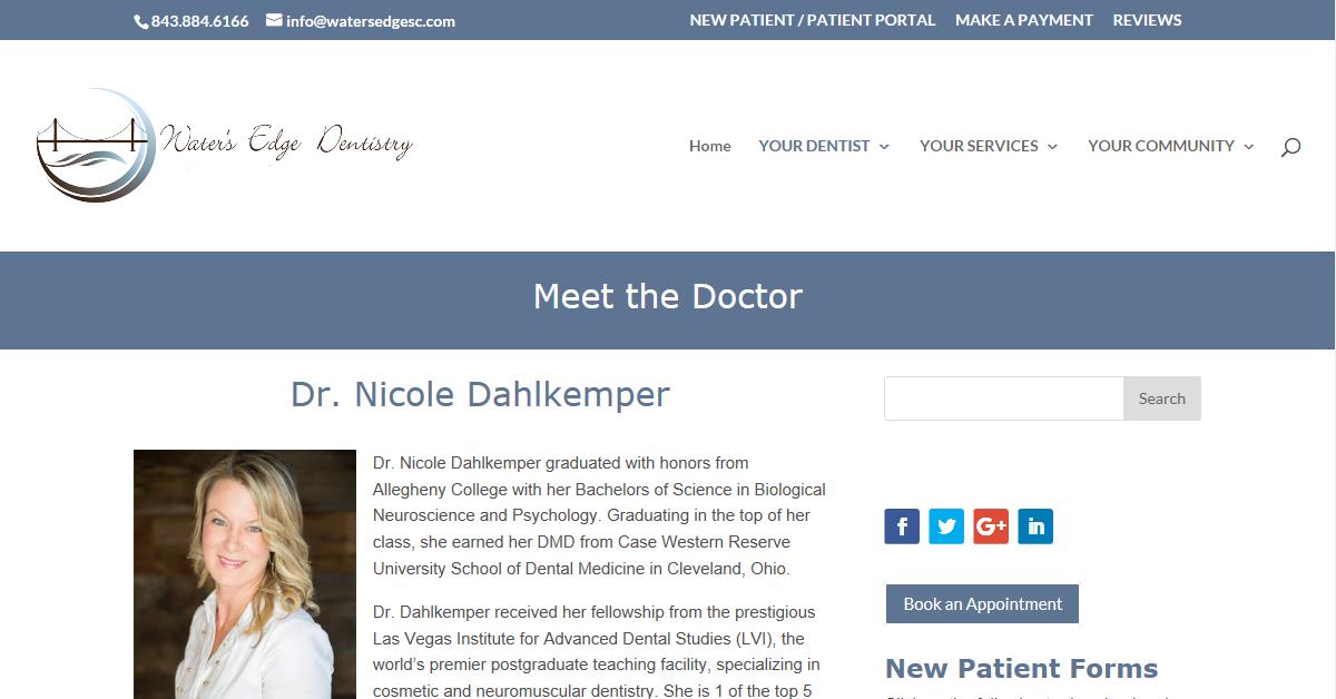 Water’s Edge Dentistry – Dr. Nicole Dahlkemper