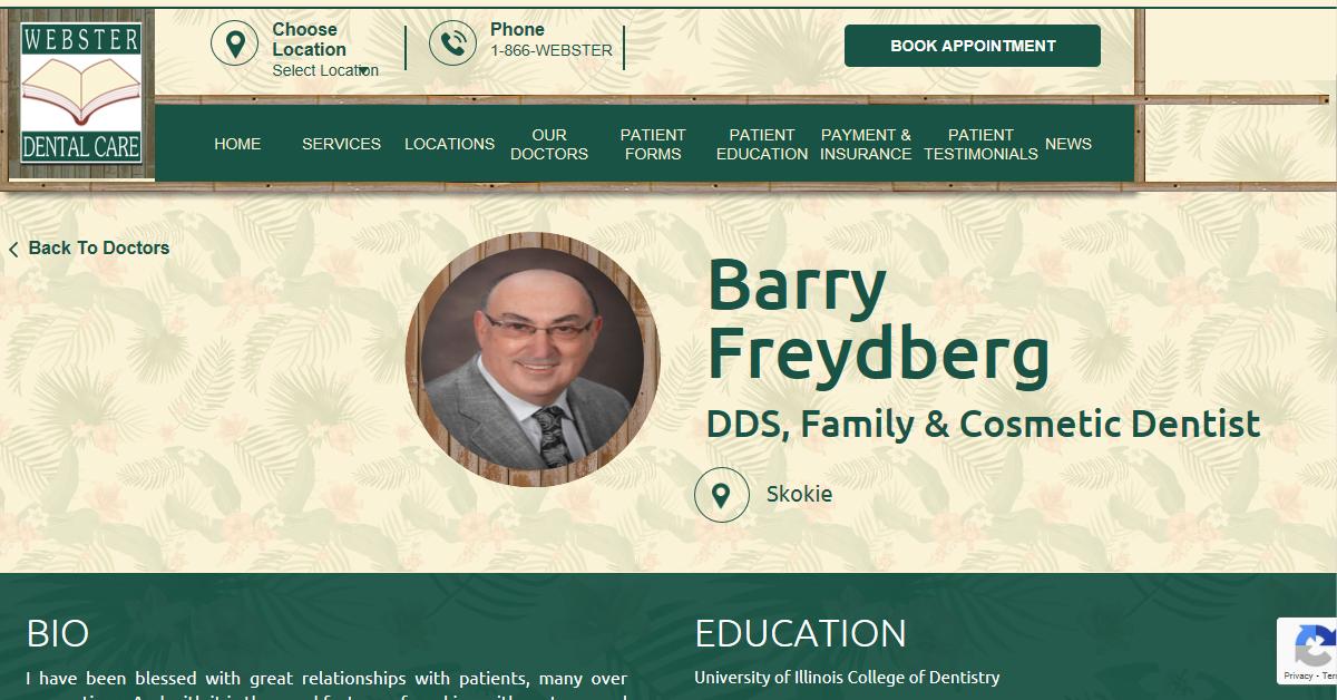 Webster Dental Care – Dr. Barry Freydberg