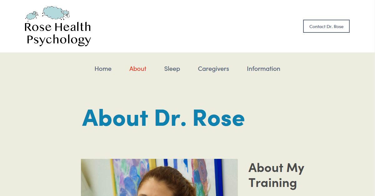 Rose Family Health Psychology – Mary Rose, PsyD DBSM CBSM