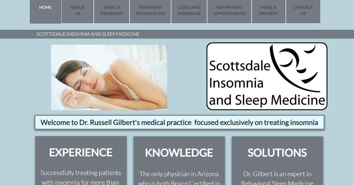 Scottsdale Insomnia and Sleep Medicine – Russell Gilbert, MD.