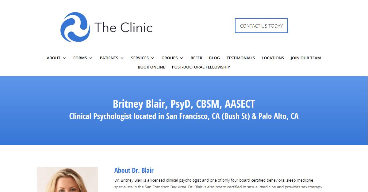The Clinic – Dr. Britney Blair